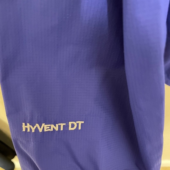 The North Face Purple Hyvent DT Rain Jacket Coat Campcore Gorpcore Outdoorsy LG - Picture 5 of 12